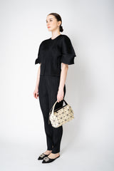 Bao Bao Issey Miyake Boston Mini Hand Bag in Cream Vancouver. Shop Online or in Store.