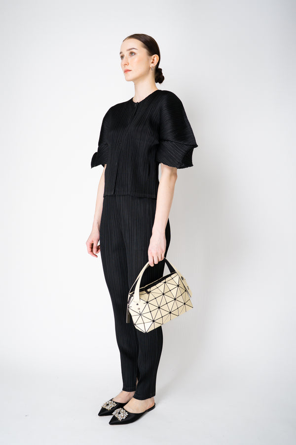 Bao Bao Issey Miyake Boston Mini Hand Bag in Cream Vancouver. Shop Online or in Store.