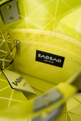 Bao Bao Issey Miyake Carat Matte Hand Bag in Acid Green Vancouver. Shop Online or in Store.