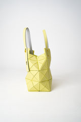 Bao Bao Issey Miyake Carat Matte Hand Bag in Acid Green Vancouver. Shop Online or in Store.