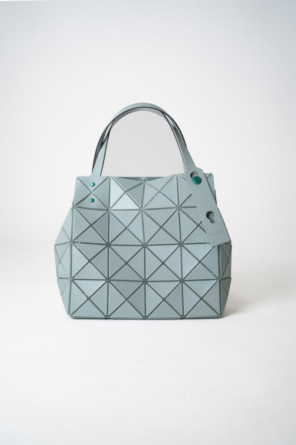 Bao Bao Issey Miyake Carat Matte Hand Bag in Sage Green Vancouver. Shop Online or in Store.