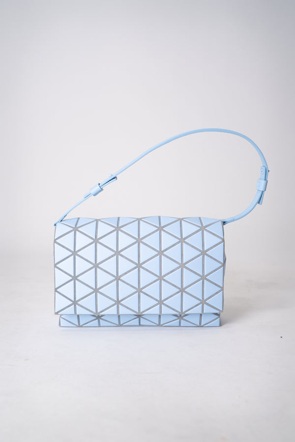 Bao Bao Issey Miyake Fossette Versatile Handbag and Crossbody Bag in Light Blue Vancouver. Shop Online or in Store.