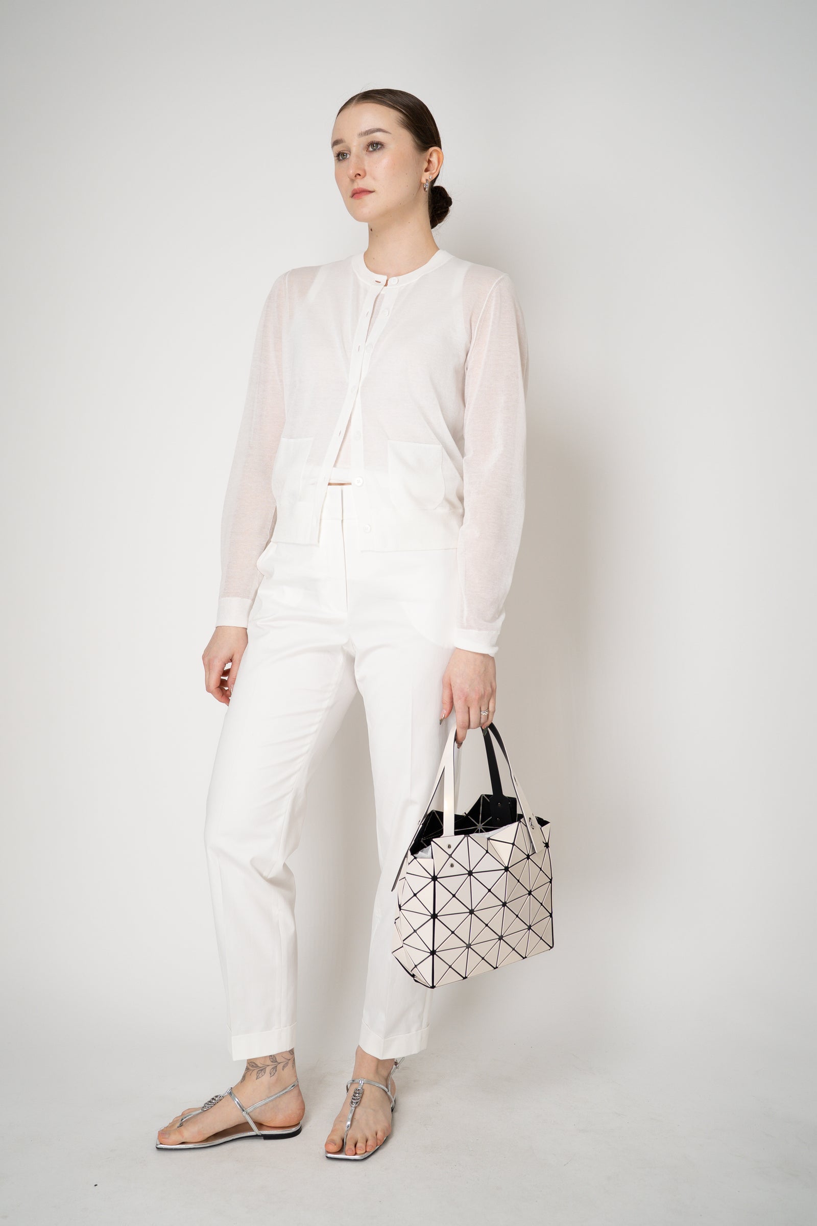 Bao Bao Issey Miyake Large Carat Bag in Light Beige – Ashia Mode