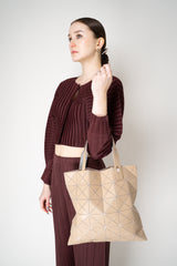 Bao Bao Issey Miyake Lucent W Color Matte Tote Bag in Beige Vancouver. Shop Online or in Store.
