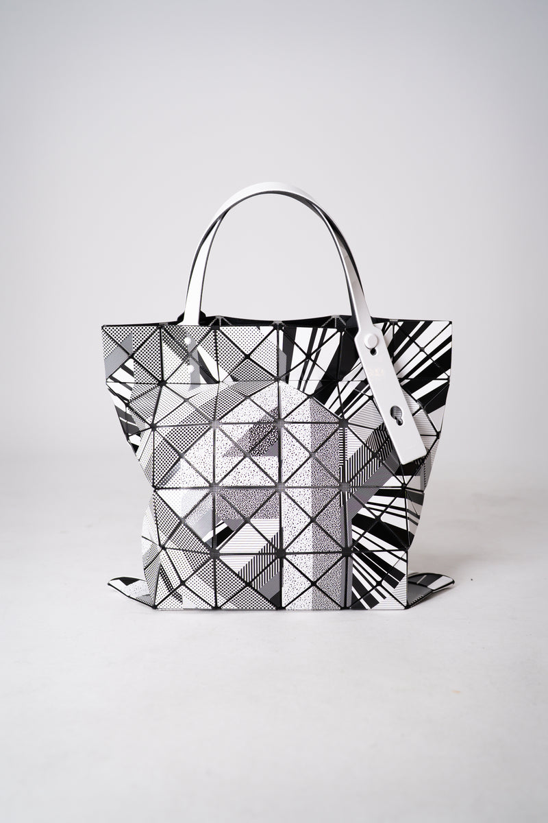 Bao Bao Issey Miyake Manga Abstract Tote in White and Black Print Vancouver. Shop Online or in Store.