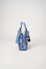 Bao Bao Issey Miyake Mini Carat Bag in Purple Blue Vancouver. Shop Online or in Store.