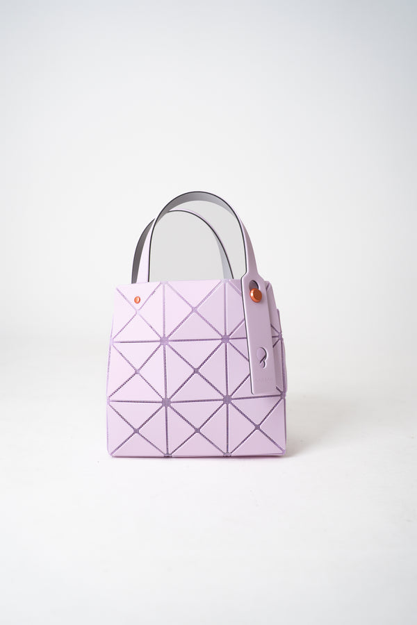 Bao Bao Issey Miyake Mini Carat Matte Hand Bag in Lilac Vancouver. Shop Online or in Store.