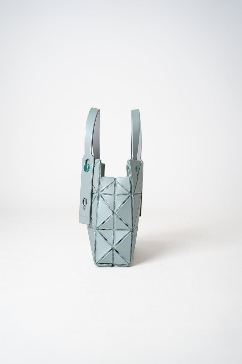 Bao Bao Issey Miyake Mini Carat Matte Hand Bag in Sage Green Vancouver. Shop Online or in Store.