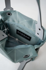 Bao Bao Issey Miyake Mini Carat Matte Hand Bag in Sage Green Vancouver. Shop Online or in Store.