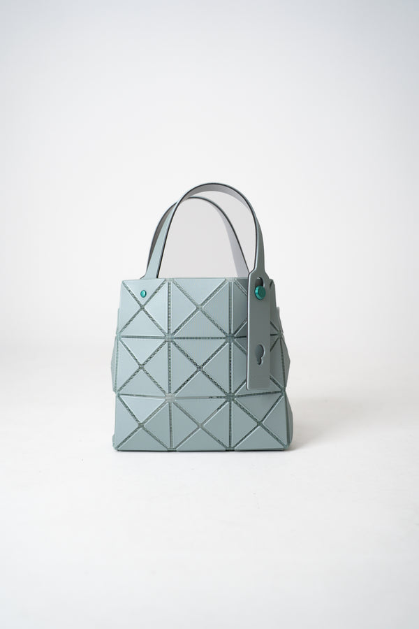 Bao Bao Issey Miyake Mini Carat Matte Hand Bag in Sage Green Vancouver. Shop Online or in Store.