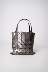 Bao Bao Issey Miyake Platinum Coffret Mini Tote in Dark Grey Vancouver. Shop Online or in Store.