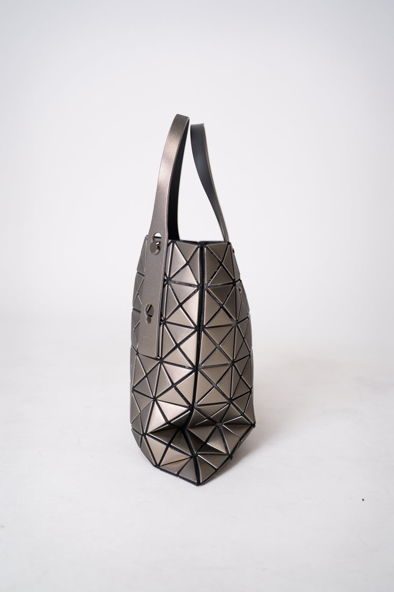 Bao Bao Issey Miyake Platinum Coffret Mini Tote in Dark Grey Vancouver. Shop Online or in Store.