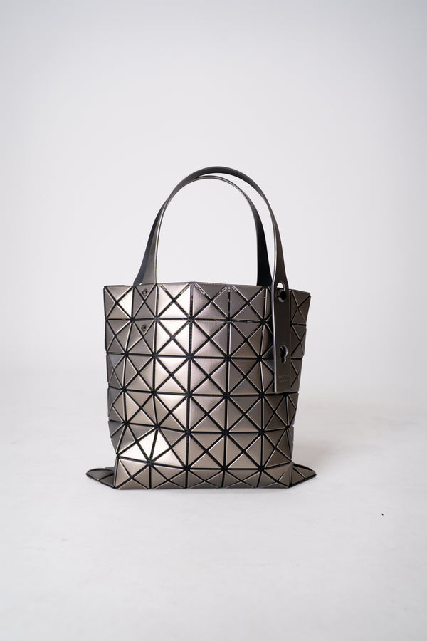 Bao Bao Issey Miyake Platinum Coffret Mini Tote in Dark Grey Vancouver. Shop Online or in Store.