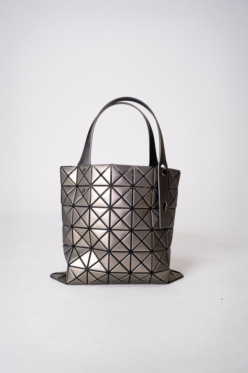 Bao Bao Issey Miyake Platinum Coffret Mini Tote in Dark Grey Vancouver. Shop Online or in Store.