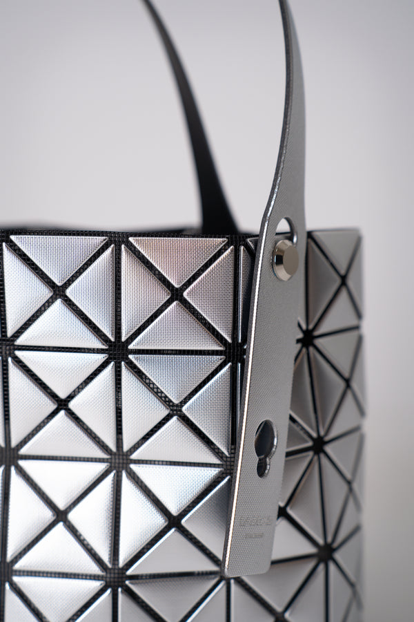 Bao Bao Issey Miyake Platinum Coffret Mini Tote in Silver Vancouver. Shop Online or in Store.
