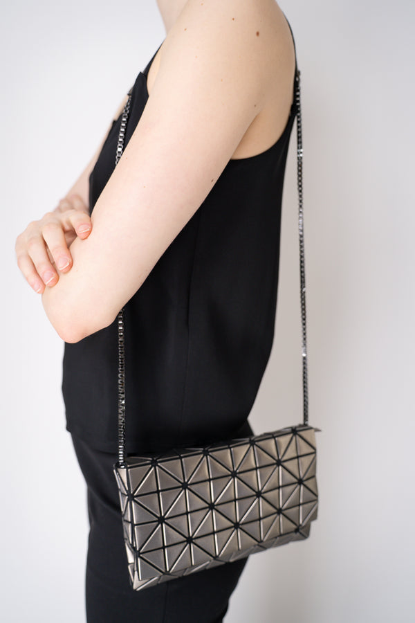 Bao Bao Issey Miyake Platinum Coffret Shoulder Bag in Dark Grey Vancouver. Shop Online or in Store.