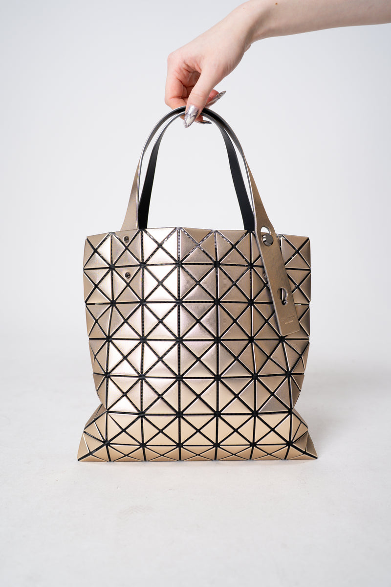 Bao Bao Issey Miyake Platinum Mini Metallic Tote Bag in Gold