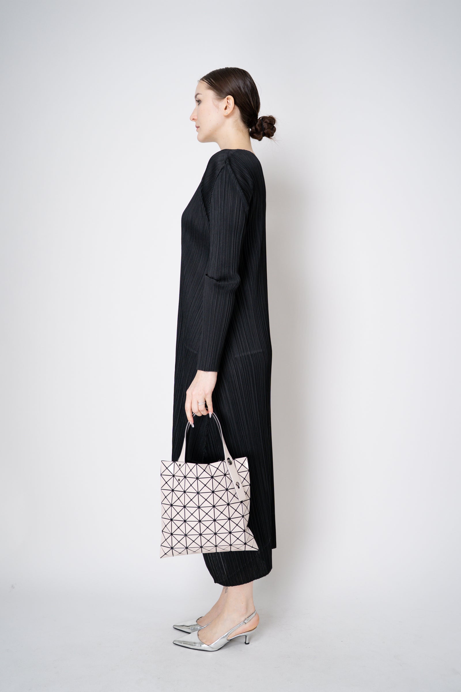 Bao Bao Issey Miyake Prism Blossy Mini Tote Bag in Beige – Ashia Mode