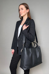 Fabiana Filippi Large Leather Handbag in Black