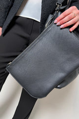 Fabiana Filippi Large Leather Handbag in Black