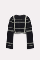 Dorothee Schumacher Check Challenge Cardigan Vancouver. Shop Online or in Store.