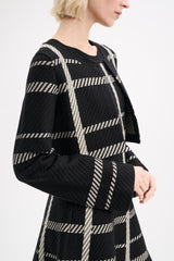 Dorothee Schumacher Check Challenge Cardigan Vancouver. Shop Online or in Store.