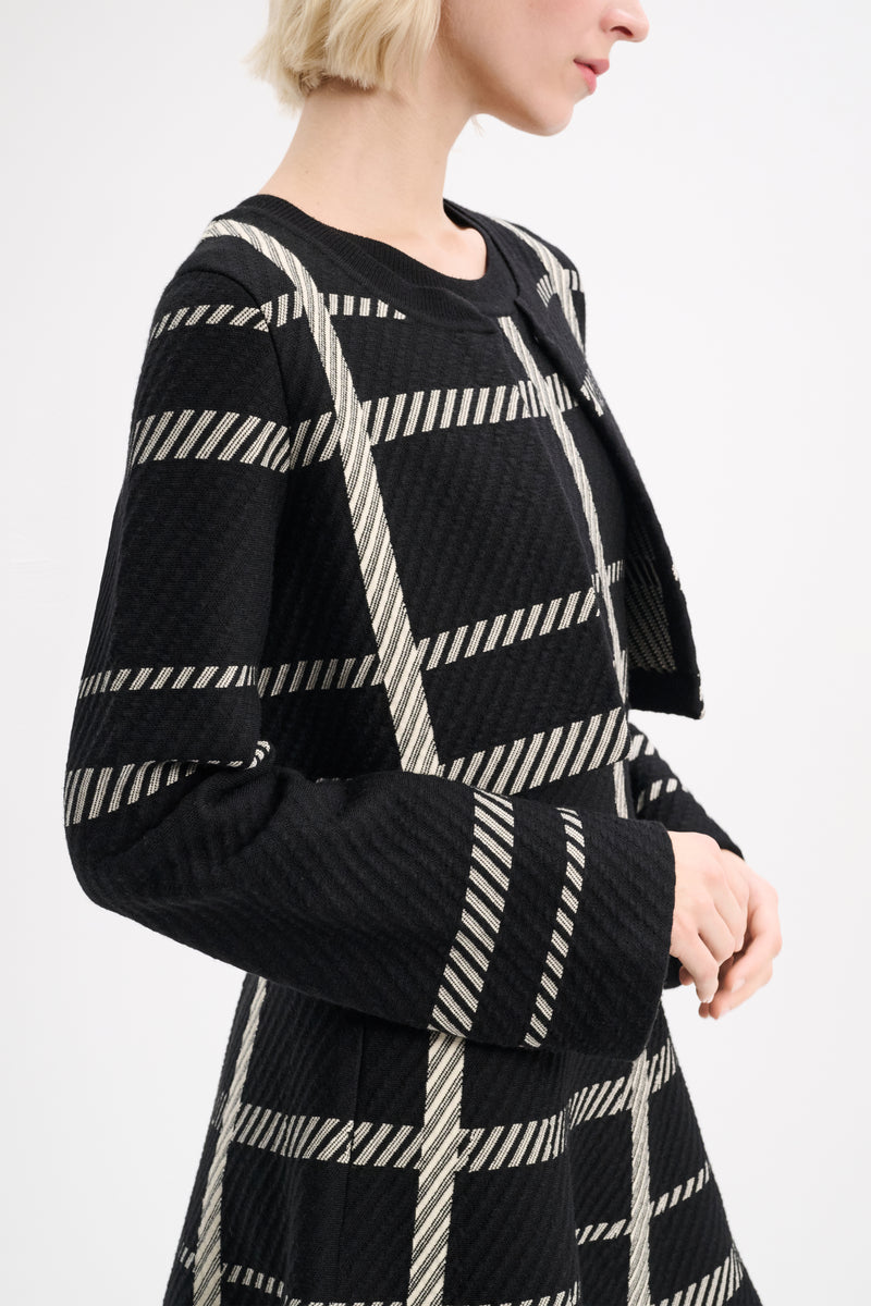 Dorothee Schumacher Check Challenge Cardigan Vancouver. Shop Online or in Store.