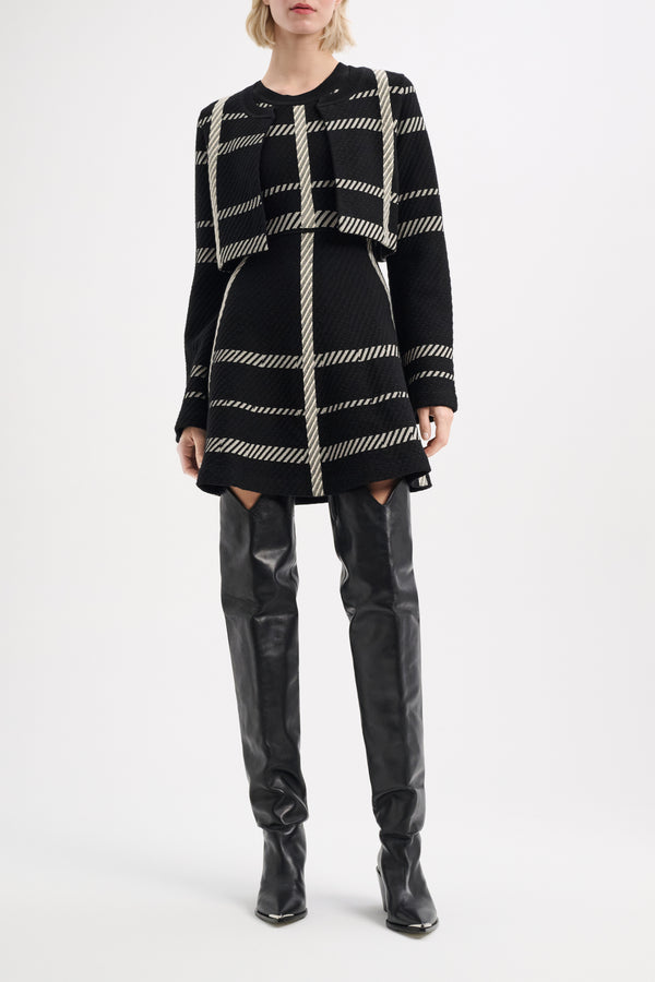 Dorothee Schumacher Check Challenge Dress Vancouver. Shop Online or in Store.
