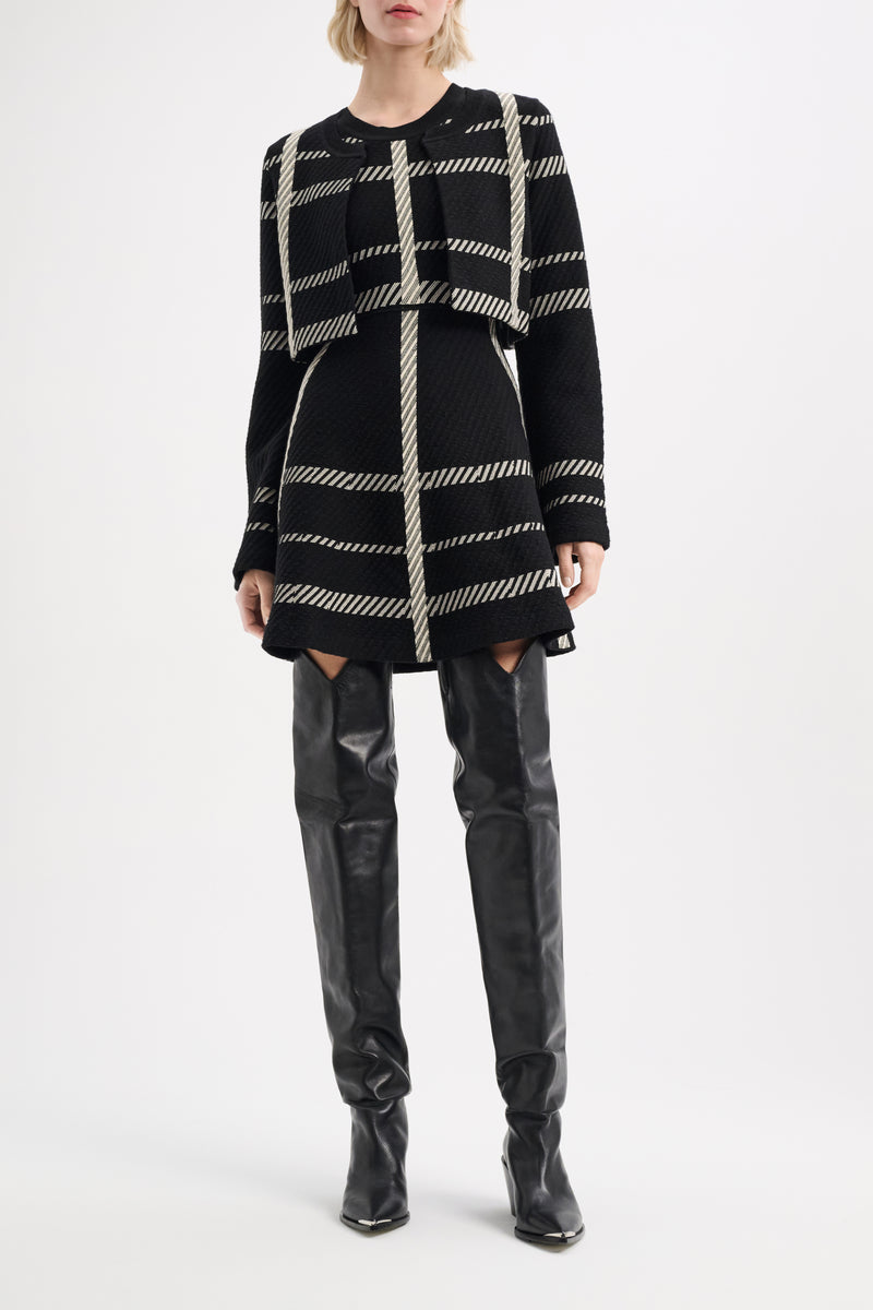 Dorothee Schumacher Check Challenge Cardigan Vancouver. Shop Online or in Store.