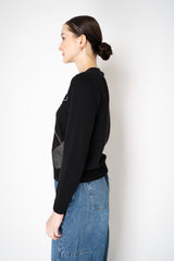 D. Exterior Cashmere Blend Knit Pullover with Brilliant Beading in Black Vancouver. Shop Online or in Store.