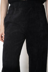 D. Exterior Corduroy Joggers with Zip Cuffs in Black Vancouver. Shop Online or in Store.