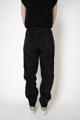 D. Exterior Corduroy Joggers with Zip Cuffs in Black Vancouver. Shop Online or in Store.