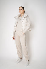 D. Exterior Corduroy Joggers with Zip Cuffs in Light Beige Vancouver. Shop Online or in Store.