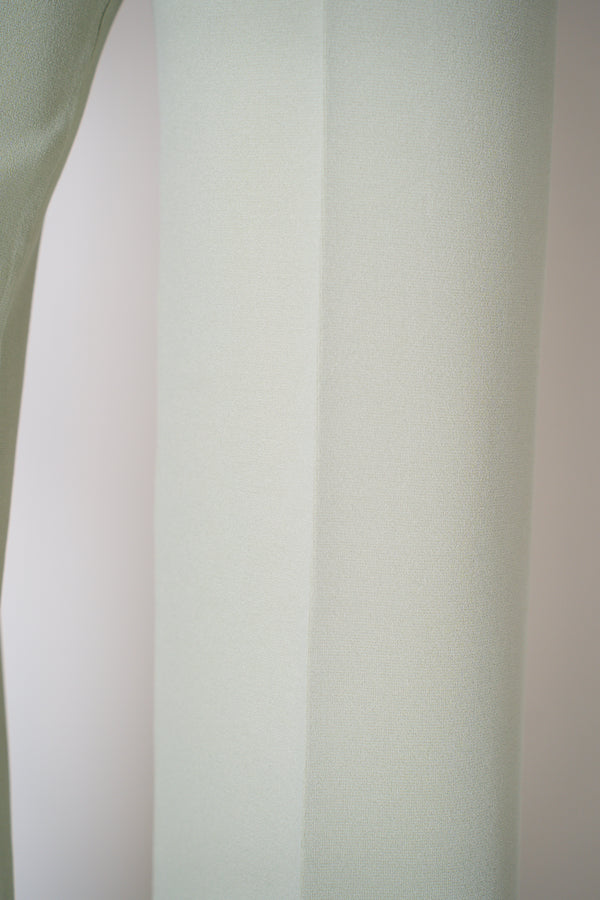 D. Exterior Knitted Pull-On Style Wide Leg Pants in Sage Green Vancouver. Shop Online or in Store