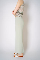 D. Exterior Knitted Pull-On Style Wide Leg Pants in Sage Green Vancouver. Shop Online or in Store