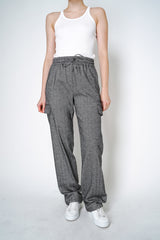 D. Exterior Pull-On Style Flannel Trousers in Herringbone Print Vancouver. Shop Online or in Store.