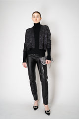 D. Exterior Virgin Wool Knit Ribbed Turtleneck in Black Vancouver. Shop Online or in Store.
