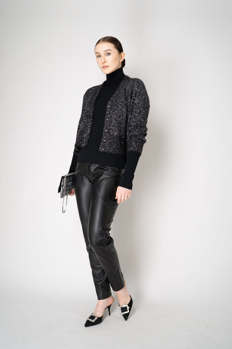 D. Exterior Virgin Wool Knit Ribbed Turtleneck in Black Vancouver. Shop Online or in Store.