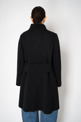 D. Exterior Wool Cashmere Knit Coat in Black Vancouver. Shop Online or in Store.