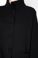 D. Exterior Wool Cashmere Knit Coat in Black Vancouver. Shop Online or in Store.