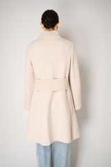 D. Exterior Wool Cashmere Knit Coat in Light Rosewood Pink Vancouver. Shop Online or in Store.