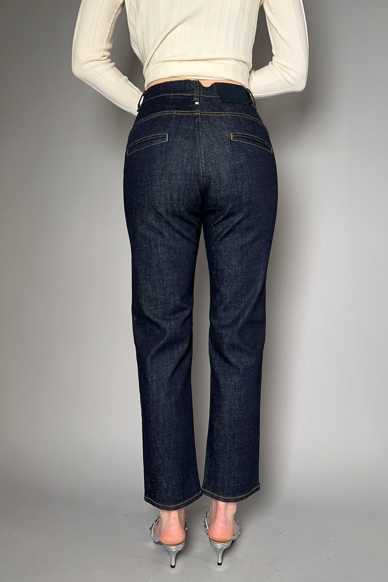 Lorena Antoniazzi Denim Jeans in Dark Blue - Ashia Mode - Vancouver