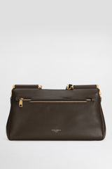 Dolce & Gabbana Medium My Sicily Handbag in Plongé Calfskin in Espresso