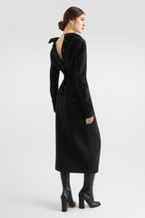 Dolce & Gabbana Single Breasted Mirror Wool Jacket in Black