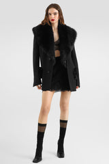 Dolce & Gabbana Stretch Viscose Lace Mini Skirt in Black