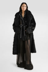 Dolce & Gabbana Chiffon Vanity Payama Shirt in Black Vancouver. Shop Online or in Store.