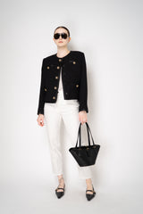 Dolce & Gabbana Cofra Capri Leather Bag in Black Vancouver. Shop Online or in Store.