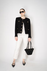 Dolce & Gabbana Cofra Capri Leather Bag in Black Vancouver. Shop Online or in Store.