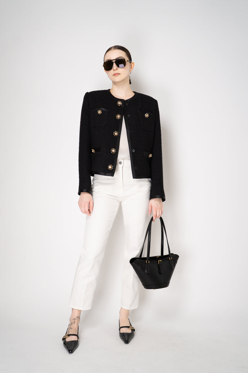 Dolce & Gabbana Cofra Capri Leather Bag in Black Vancouver. Shop Online or in Store.