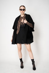 Dolce & Gabbana Fitted Stretch Knit Virgin Wool Cardigan in Leopard Vancouver. Shop Online or in Store.